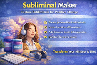 make extremely personalised and detailed subliminal for you