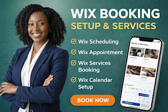 setup stunning wix booking wix appointment wix scheduling wix service booking
