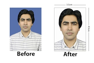 create passport photo for visa job id any country