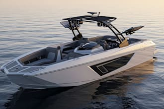 create high quality 3d boat model, 3d ship model, yacht animation