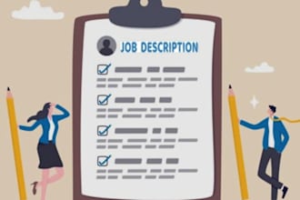 create a precision job description for your needs