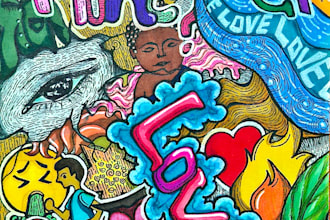 make hand drawn doodle artwork based on your topic