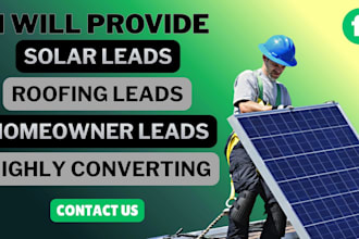 provide solar leads and other home owner sales leads