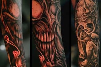 create custom full upper body tattoo for fivem characters