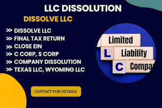 dissolve US llc, close ein, new mexico llc, business dissolution