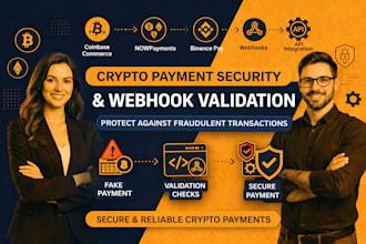 secure crypto payment gateway with webhook validation and fraud protection