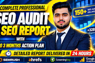 do a website seo audit, technical audit and on page optimization