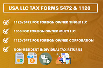 file form 5472 and 1120 for foreign owned llc