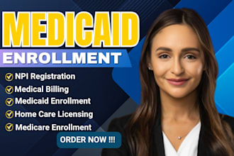 handle medicare medicaid provider enrollment and medical billing services
