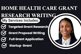 do startup home health care grant research, grant proposal, grant application