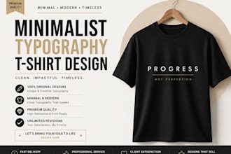 create retro streetwear typography t shirt designs