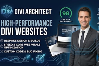 design a high performance divi wordpress website or fix divi bugs