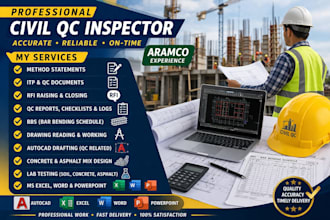 do QA qc doumentation for construction projects in 24 hrs