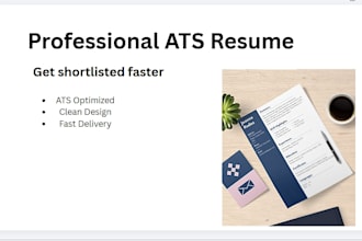 create an ats friendly resume and cover letter for jobs