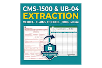 convert medical claim forms to excel or CSV