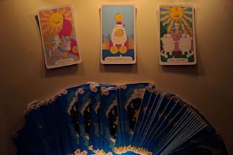tell you your future using kitty tarot cards