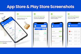 design high converting app store screenshots for ios android