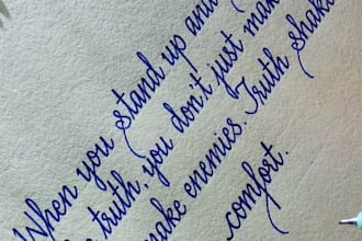 do neat and beautiful handwriting in english and urdu