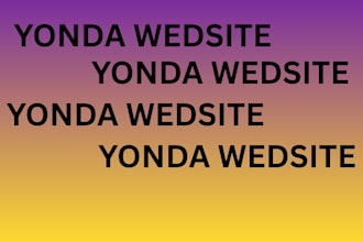 design a yonda website, ai, web design, yonda, design,shopify