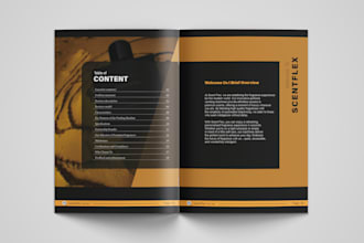 design professional flyers, brochures, and catalogs for your business