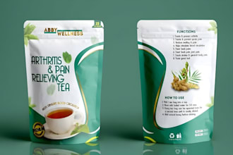 design premium product stand up pouch, food packaging and snacks mylar bag