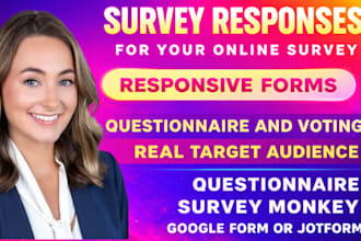 design survey, jotform, questionnaire for better data collection results