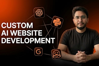 build custom ai website, ai chatbot, ai sass website development as ai developer