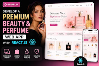 develop a premium conversion focused perfume website