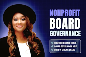 help you build your nonprofit board and governance structure