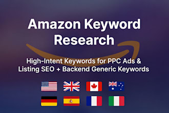 do in depth amazon keyword research with high demand and low competition