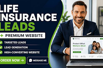 generate insurance leads, life insurance leads via facebook and instagram ads