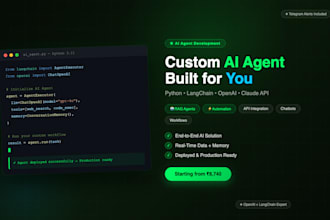 build a custom ai agent or chatbot with chatgpt langchain