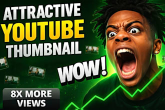design youtube cover clickbait thumbnail web banner video thumbnail