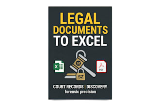 extract data from legal documents, court records, or discovery