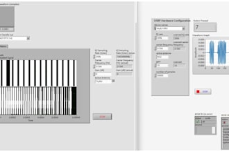 develop python code or matlab simulations for your project