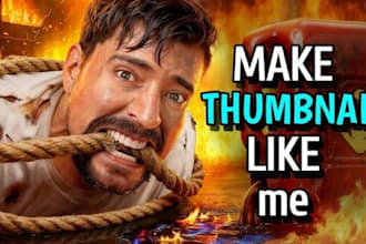 make 3d youtube thumbnail using ai