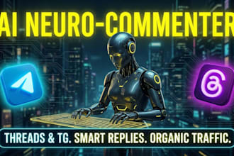 build an ai auto commenter for threads and tg
