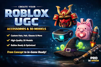 create roblox ugc accessories and models
