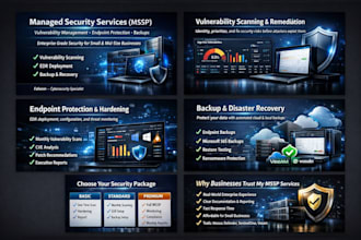provide full mssp cybersecurity services including vulnerability management