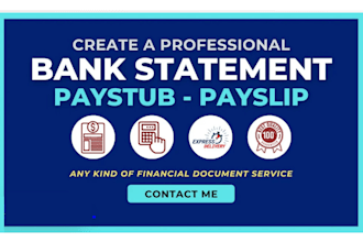 convert bank statement PDF to excel CSV for accounting