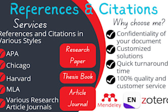 organize and format your thesis or report according to academic standards