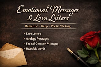 heartfelt emotional messages and romantic love letters