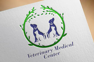 design modern pet, dog, animal care, pet shop, pet farm and veterinary logo