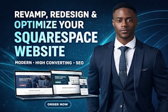 revamp, redesign and optimize your squarespace website