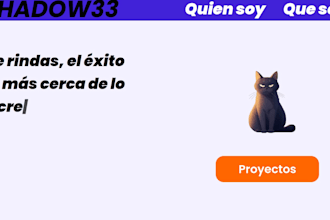 desarrollar el frontend de paginas webs