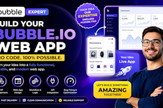 do bubble website, bubble app, bubble mvp, bubble io as bubble developer