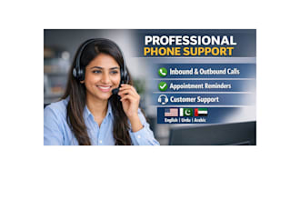 be professional inbound and outbound phone support for your business