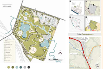 create architectural maps, site analysis and plans