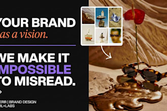 create a strategic moodboard and visual direction brief for your brand