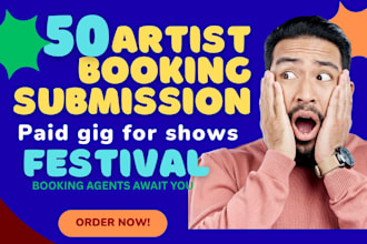 submit your live music video to artist booking agents, paid gig, event, festival